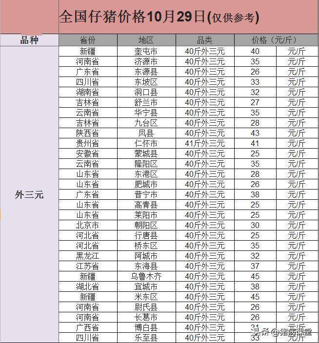 今日仔猪价格｜全国各地20-40斤仔猪价格行情<strong></p>
<p>比特币今日价格行情</strong>，金仔猪行情继续