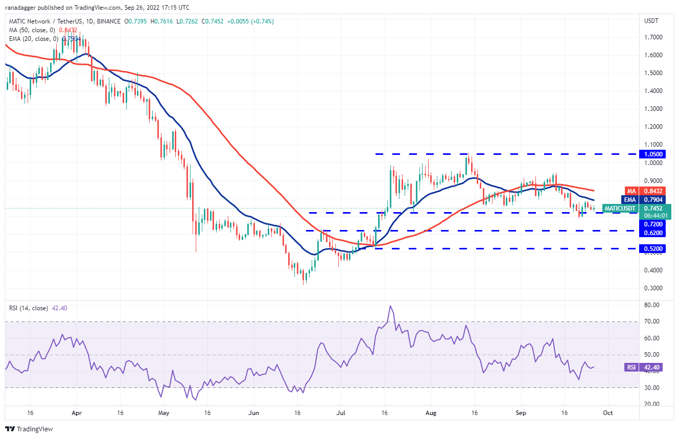 价格分析 :BTC、ETH、BNB、XRP、ADA、SOL、DOGE、DOT、MATIC、SHIB