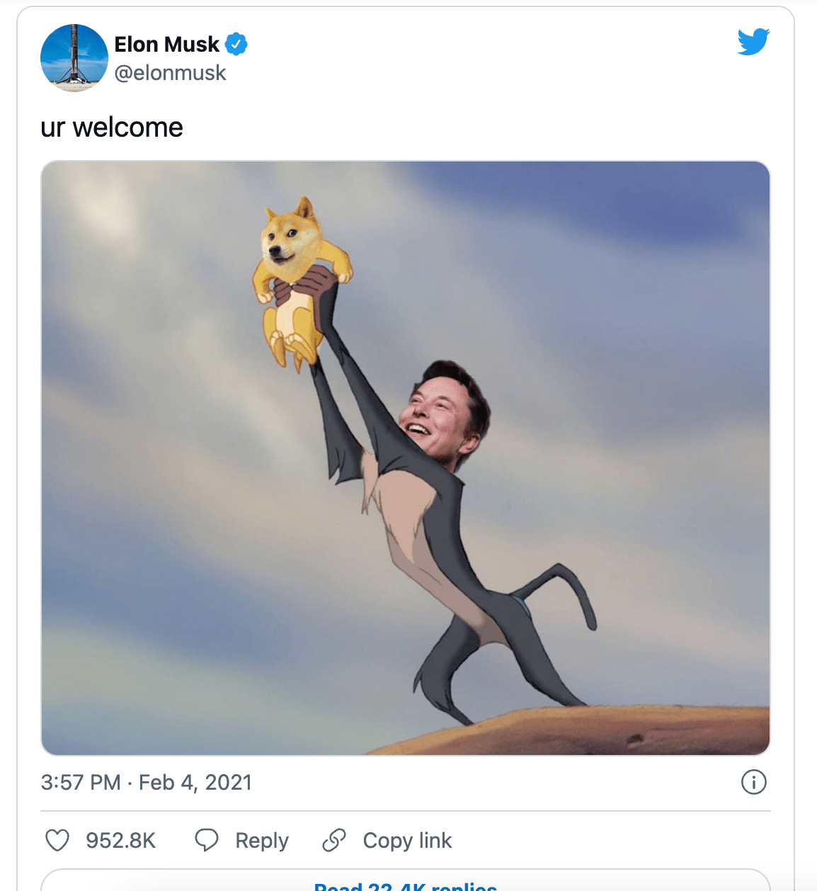 马斯克因狗狗币被投资者索赔2580亿美元:操纵价格从中牟利