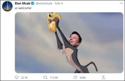 马斯克被起诉狗狗币传销<strong></p>
<p>狗狗币今日价格</strong>，遭索赔2580亿美元