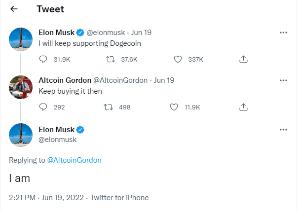 强势“代言”惹官司<strong></p>
<p>狗狗币今日价格</strong>，索赔额顶身家，马斯克发推称继续支持狗狗币