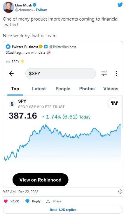 马斯克“最重磅的加密行动”！推特低调“添加比特币、以太坊价格指数” 狗狗币却没有出现