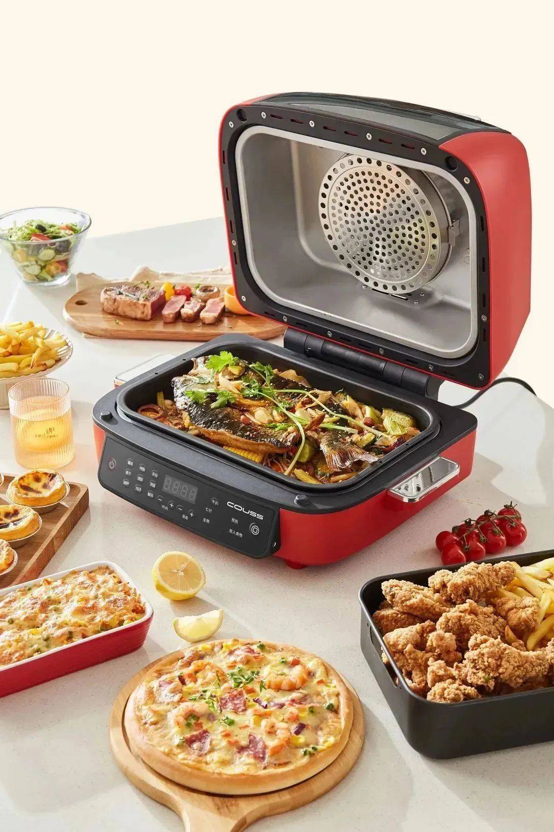 可以空气炸的牛扒机<strong></p>
<p>新上市的股票</strong>，卡士CA507煎炸一体机新上市全城热销！