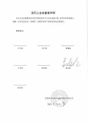 合肥泰禾智能科技集团股份有限公司非公开发行股票发行情况报告书