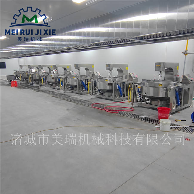 全自动燃气加热行星搅拌炒锅 酱类熬制自动炒料机 均匀搅拌自动出料