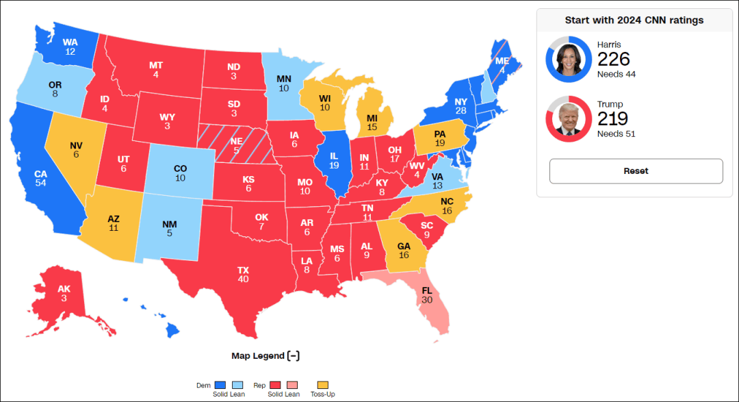 这个民调七大摇摆州全翻红<strong></p>
<p>分离交易可转换债券</strong>，特朗普胜算多大？