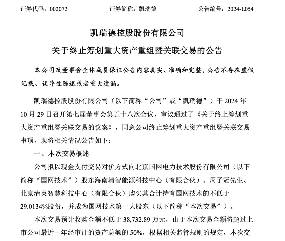 上万股民懵了<strong></p>
<p>炒币k线图分析法</strong>！股价一字跌停！这家公司突发公告：重大资产重组终止！“至少一个月不再筹划”