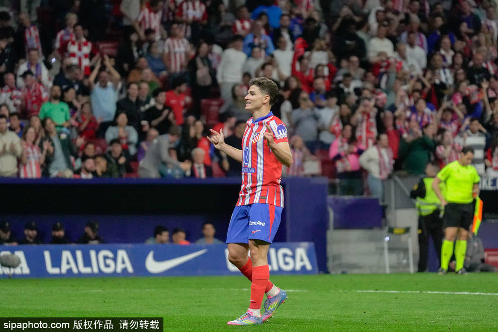 西甲-加拉格尔破门阿尔瓦雷斯建功 马竞3-0距榜首10分