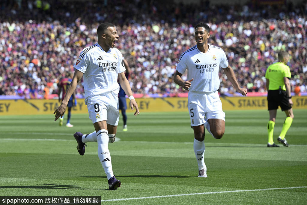 赛季四杀<strong></p>
<p>slo</strong>！西甲-姆巴佩戴帽拉菲2球 巴萨4-3皇马7分领跑