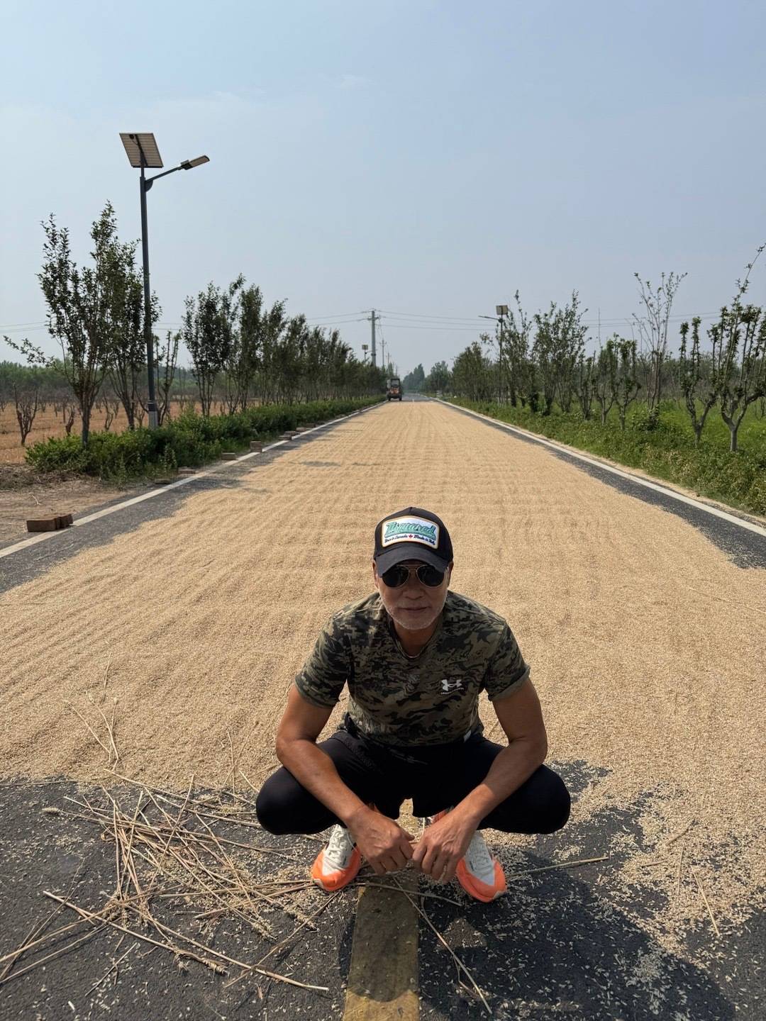 70岁任达华回山东老家收麦子:只有站在这里才明白什么是根的感觉