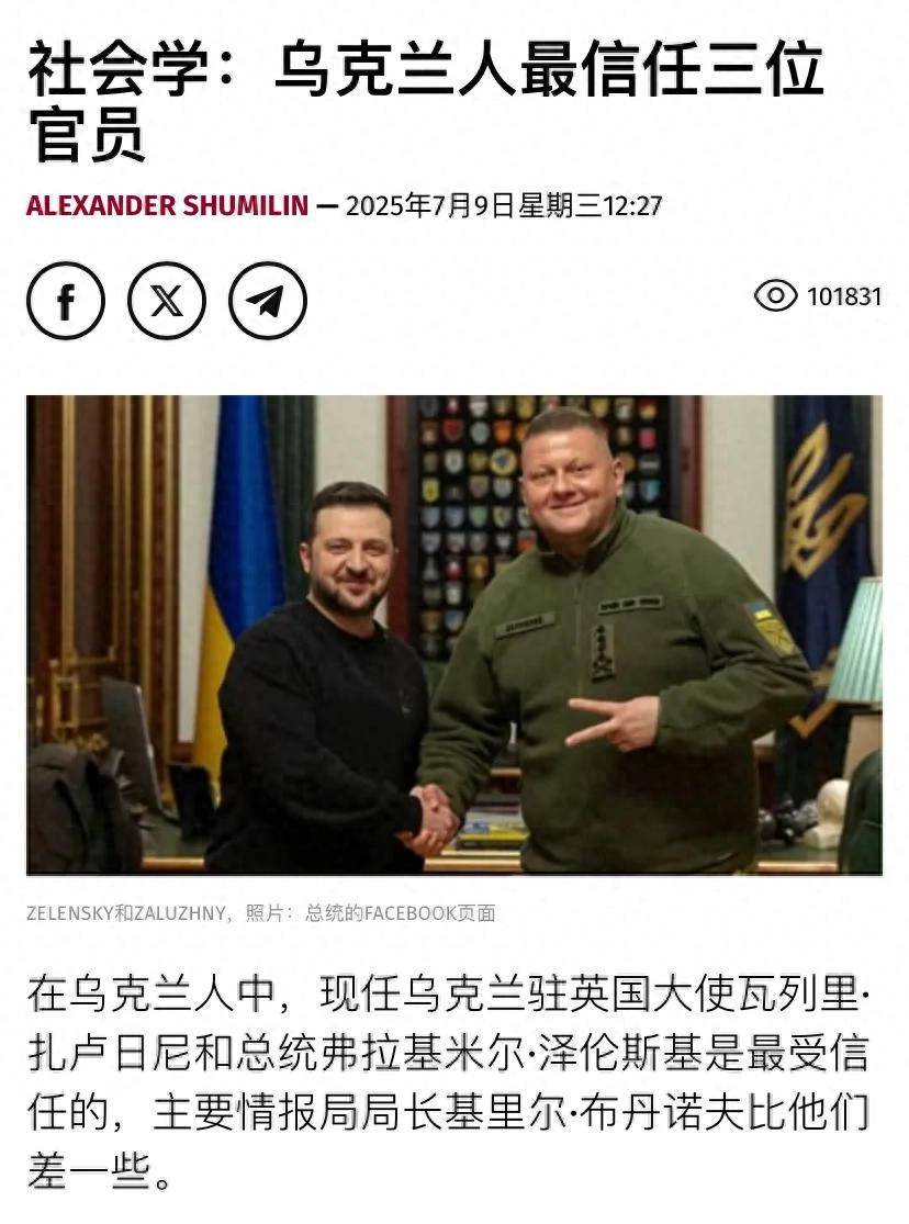 乌克兰民调揭示民众信任度：泽连斯基位居第二<strong></p>
<p>imtoken最新版本下载</strong>，61%受访者支持国家统一