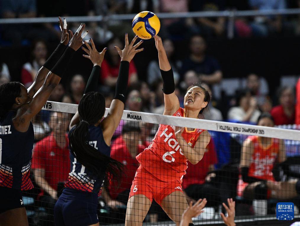 女排世锦赛:中国队胜多米尼加队