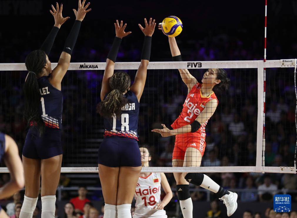 女排世锦赛:中国队胜多米尼加队