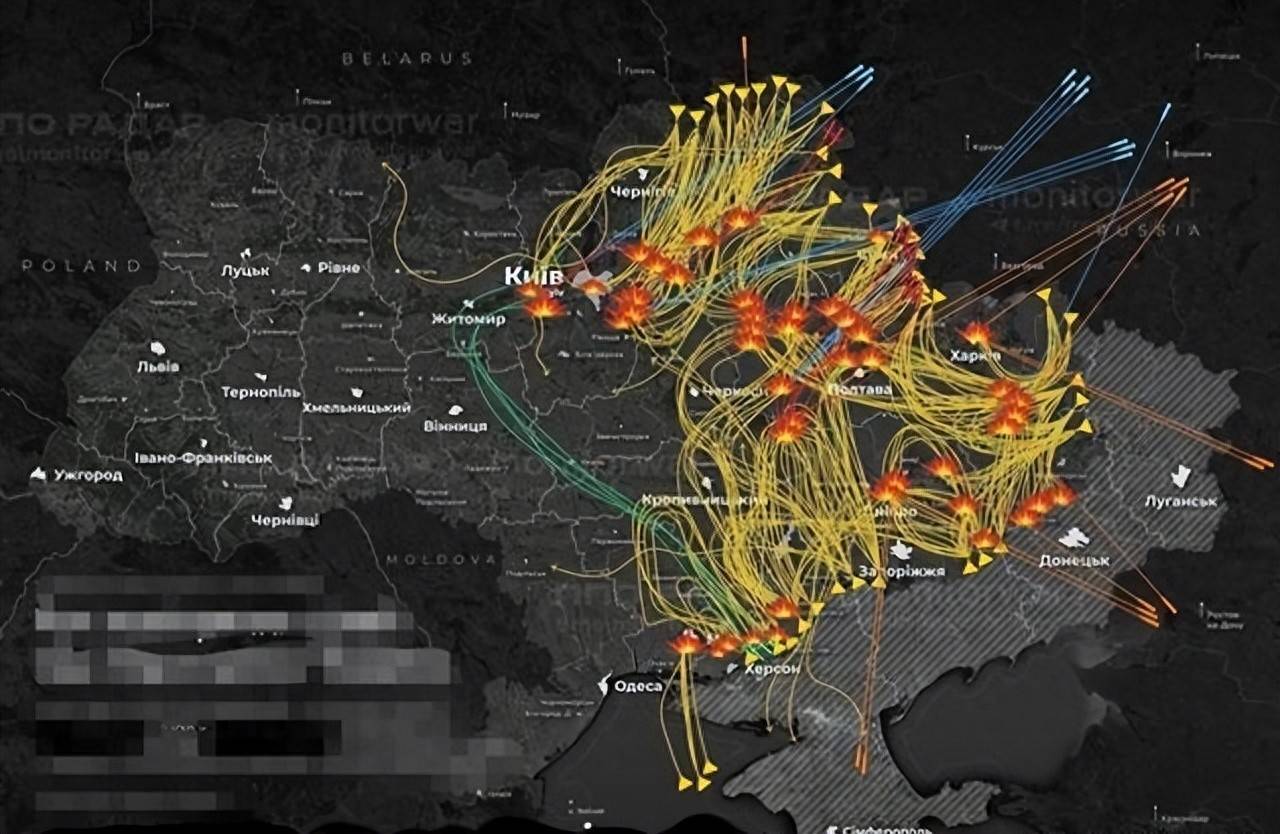 俄军发射13枚“全球禁止”导弹突袭乌克兰，核打击前最后警告，80万北约兵蓄势待发